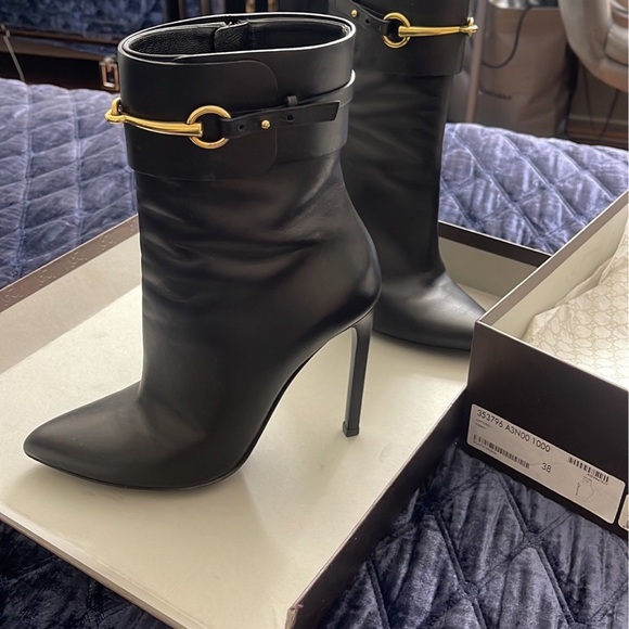 Gucci lifford Neri mid-calf boots excellent condition - Picture 1 of 7